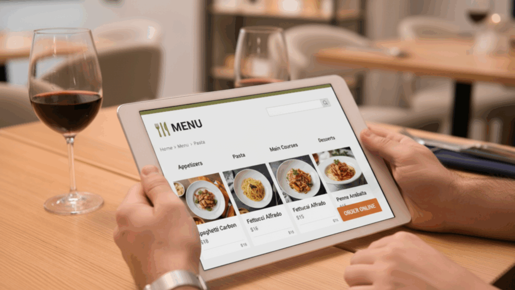 AI Website Builder | How to Create a Restaurant Menu Page Design That ...